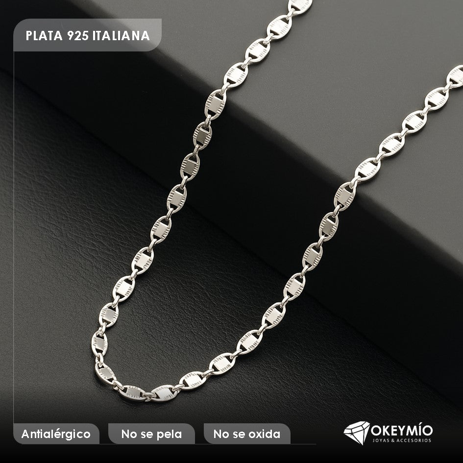 Cadena Tejido Brillos (50cm)