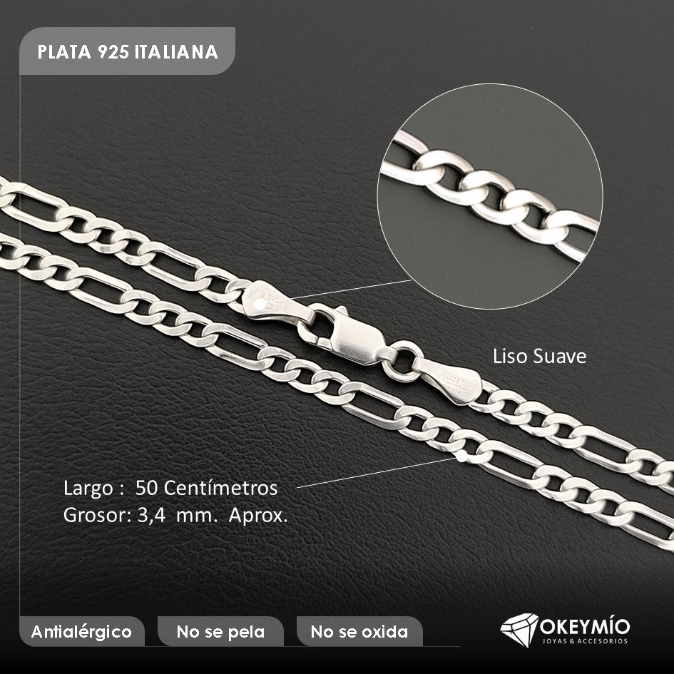 Cadena Tejido Cartier (50cm)