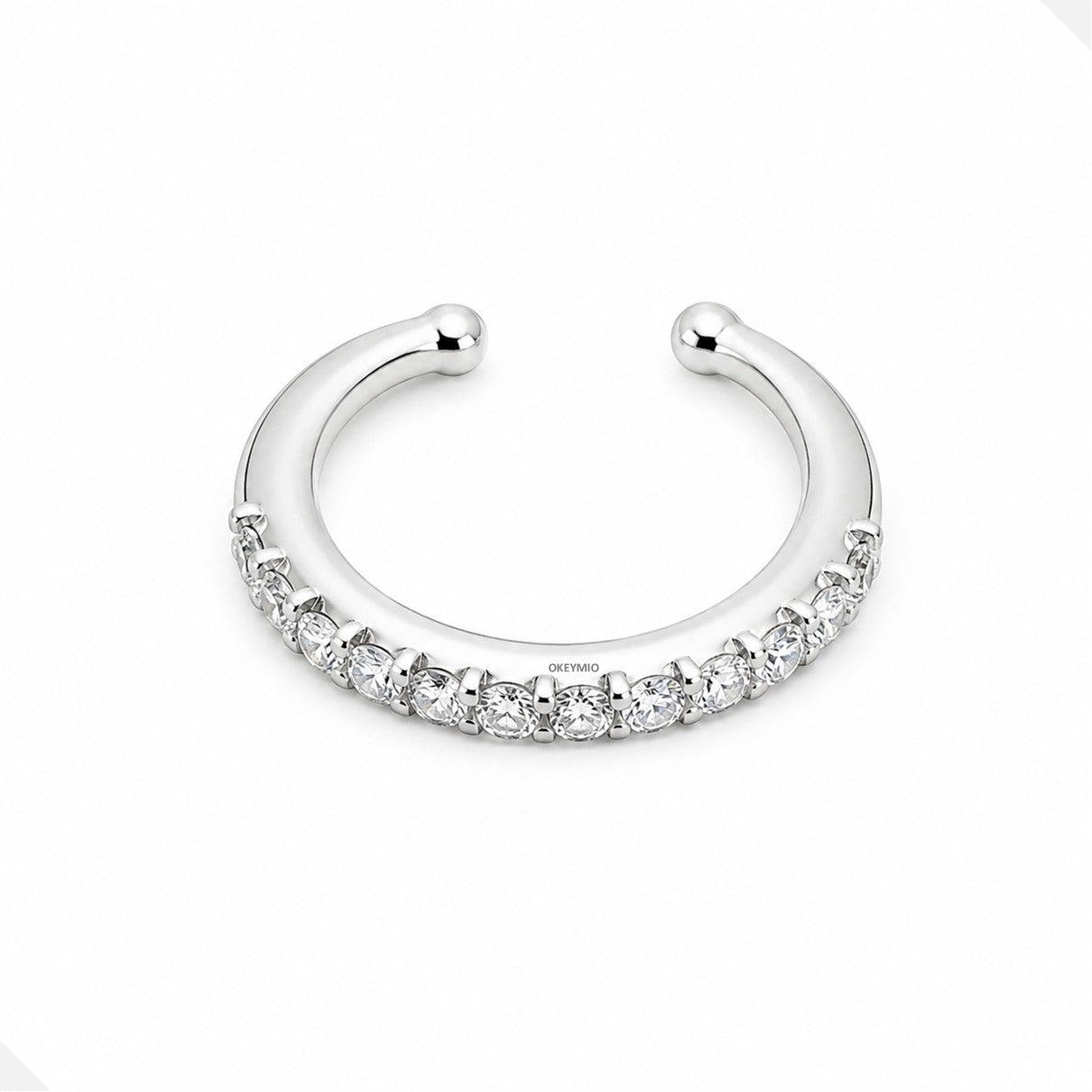 Aretes Ear Cuff Plata 925 Minimalistas Mujer