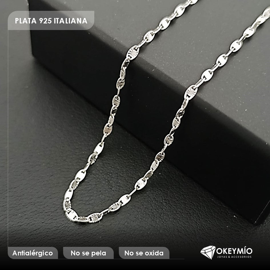 Cadena Tejido Estrella (45cm)