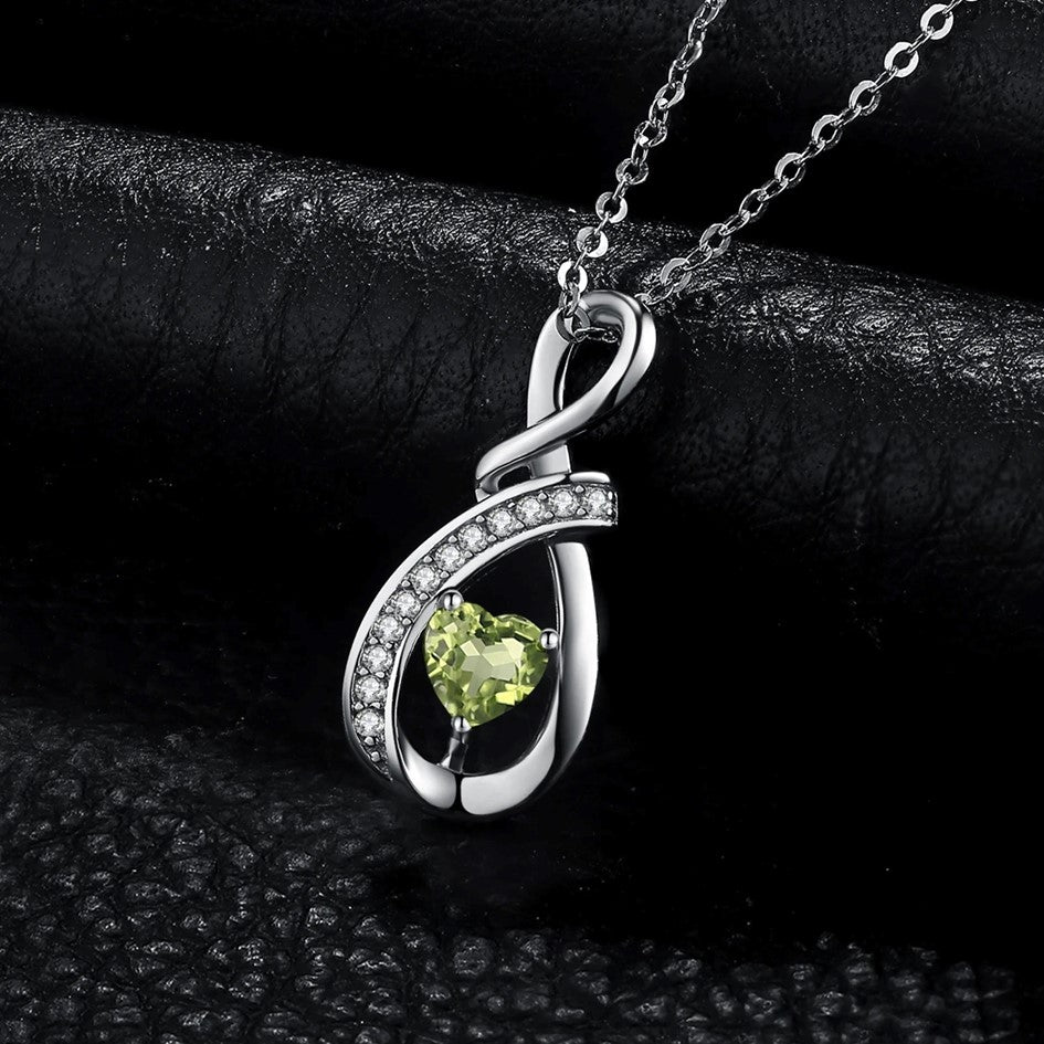 Cadena Con Dije Peridoto Natural