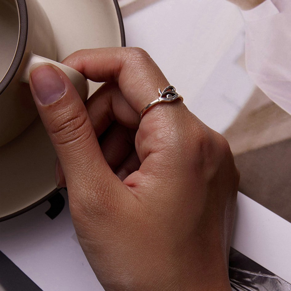 Anillo Ajustable En Plata 925