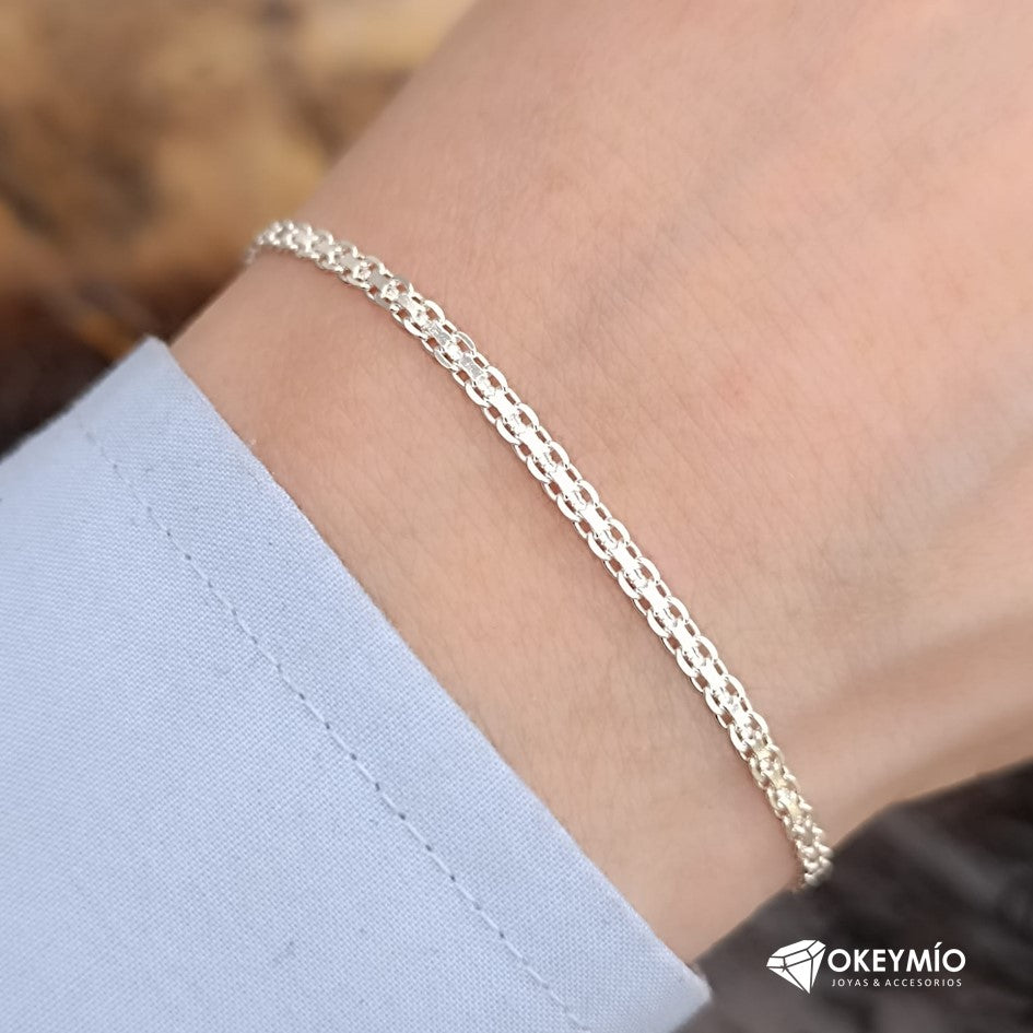 Pulsera Chinesca Plata 925 Italiana