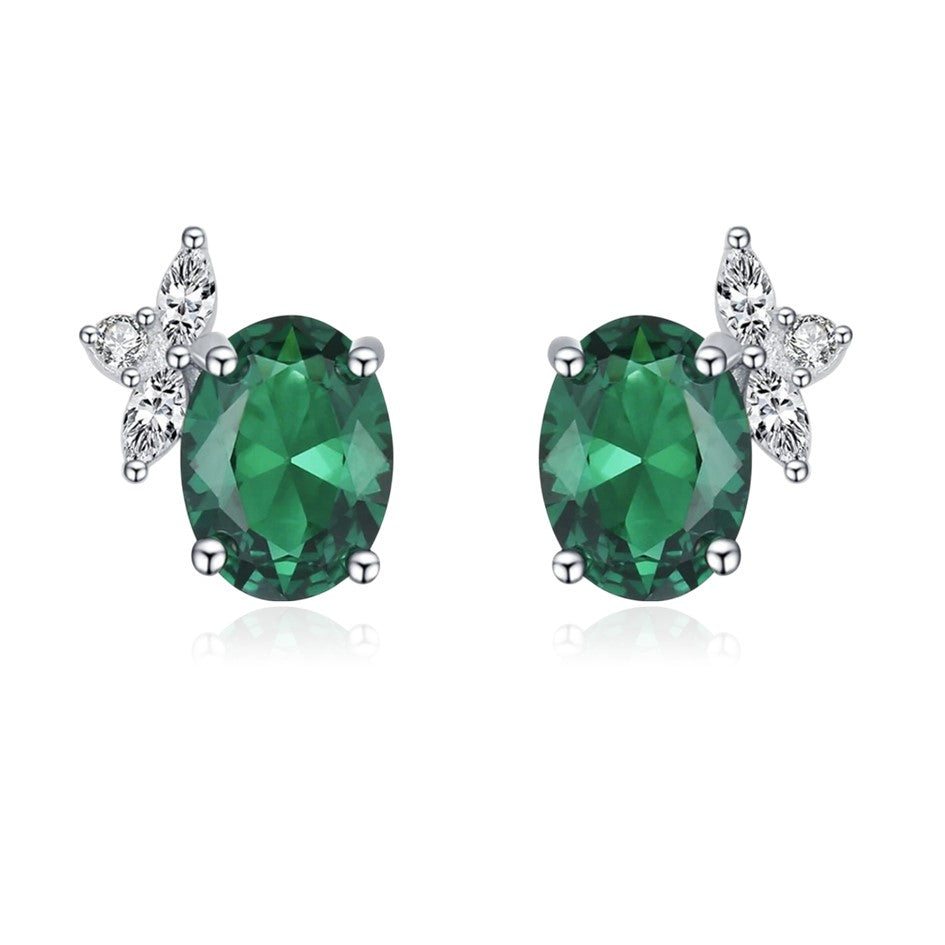 Aretes Topos En Plata 925