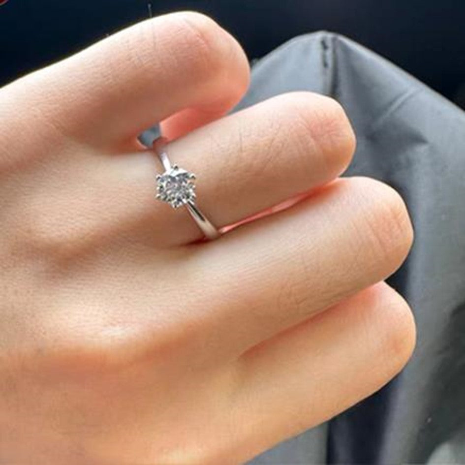 Anillo Ajustable Compromiso En Plata 925