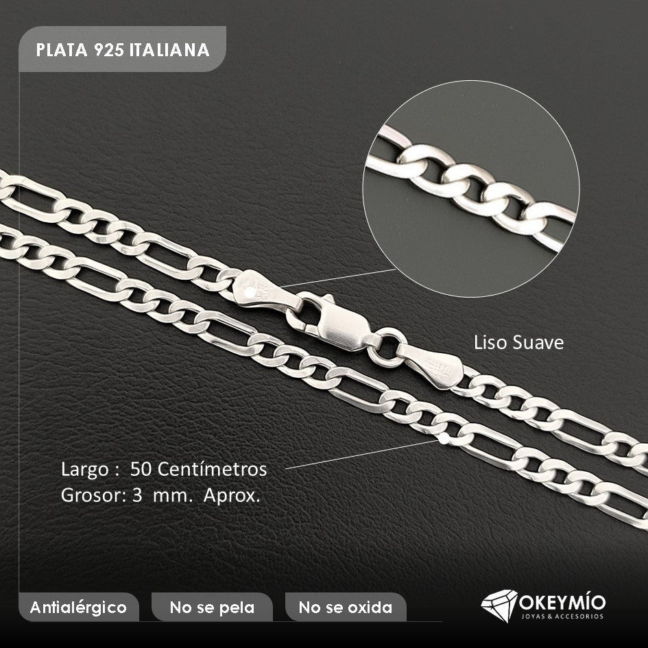 Cadena Tejido Cartier (50cm)