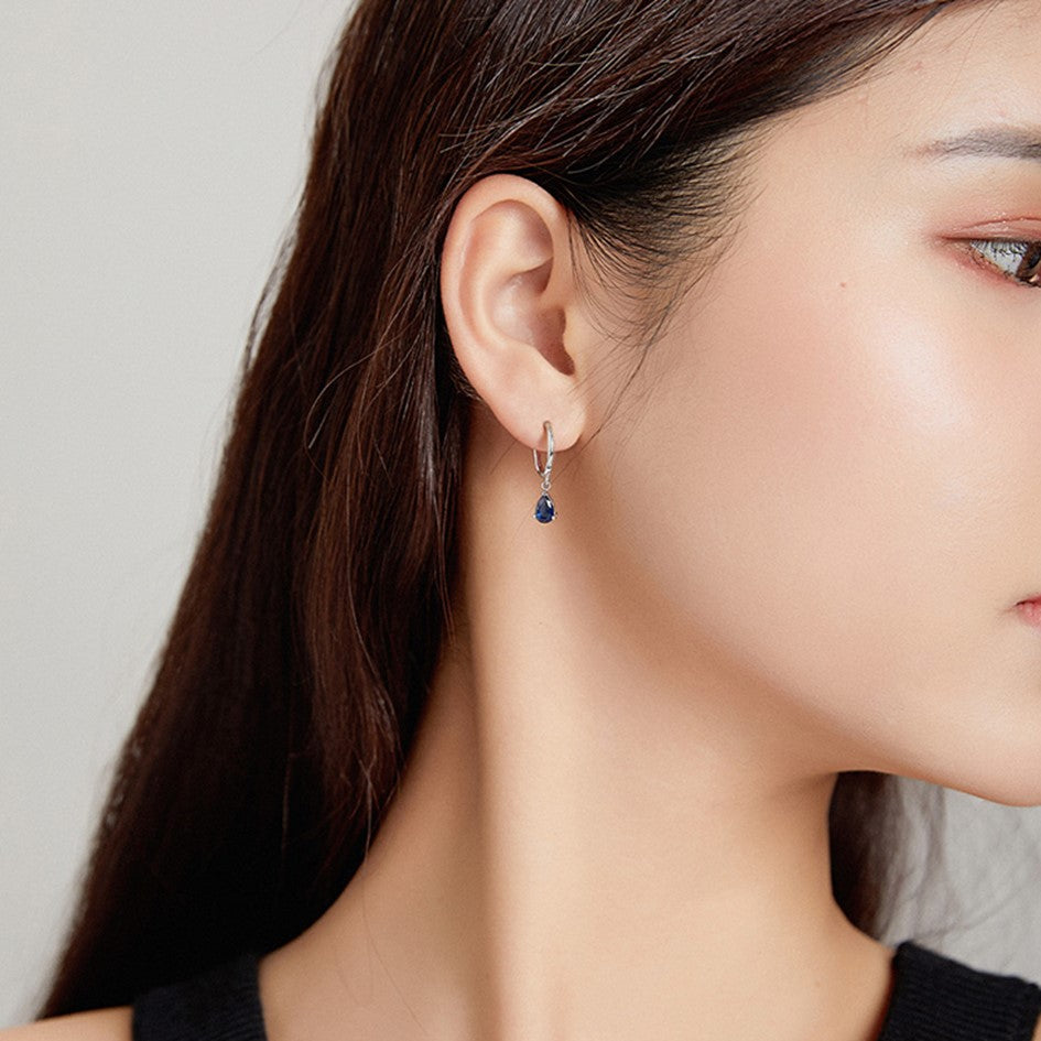 Candongas Aretes Cristal Gota