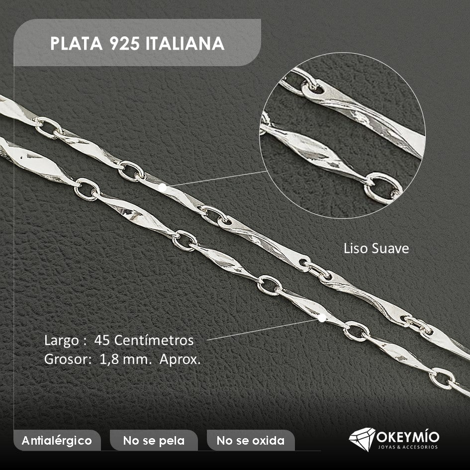 Cadena Tejido Pinsetta (45cm) (Copia)