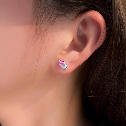 Aretes Topos En Plata 925 Premium