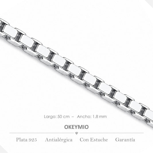 Cadena Tejido Veneciana (50cm)