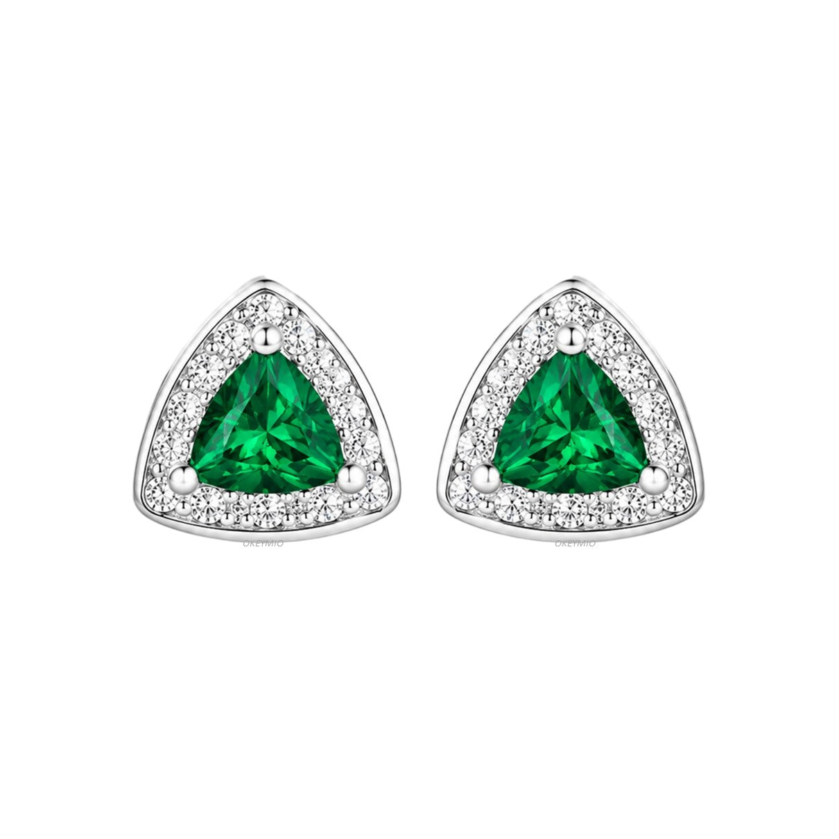 Aretes Topos Trillon En Plata 925 Hipoalergénicos