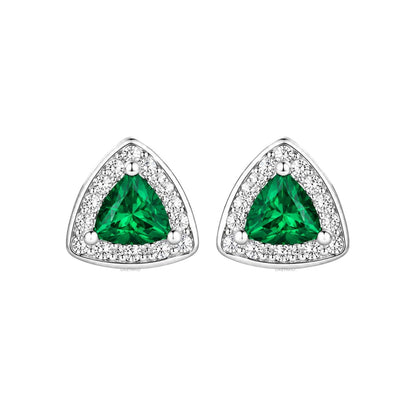Aretes Topos Trillon En Plata 925 Hipoalergénicos