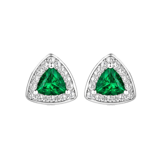 Aretes Topos Trillon En Plata 925 Hipoalergénicos