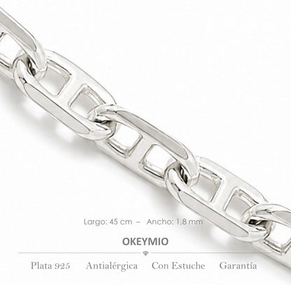 Cadena Tejido Ancla (45cm)