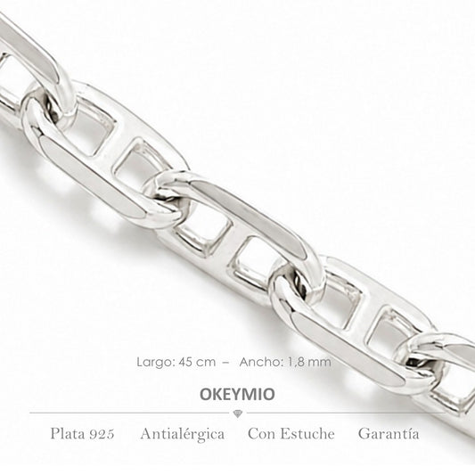 Cadena Tejido Ancla (45cm)