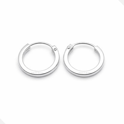 Aretes Candongas Plata 925 12 mm