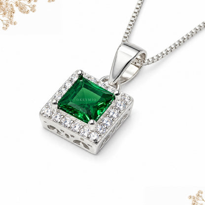 Dije y Cadena Corte Princesa En Plata 925
