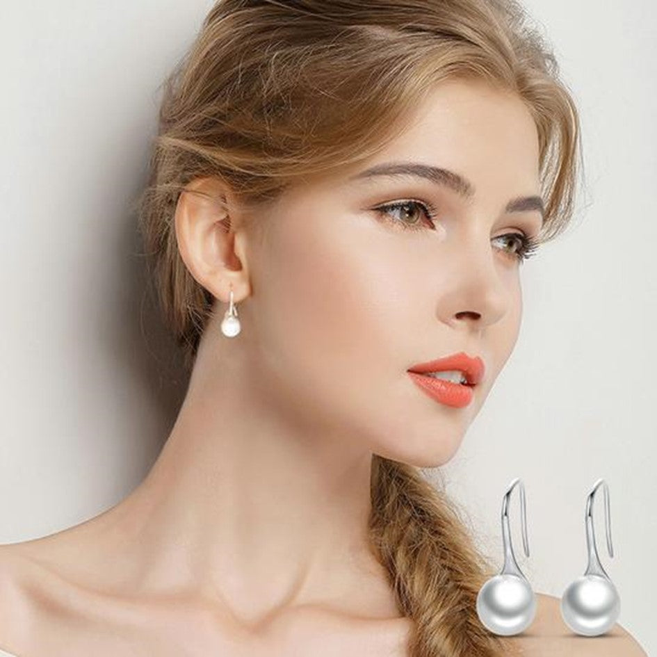 Aretes Perla Elegantes