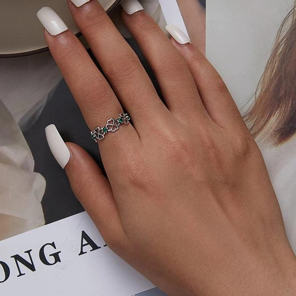 Anillo Plata 925 Con Piedra Circon Brillante