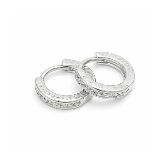 Candongas En Plata 925 - 12 mm