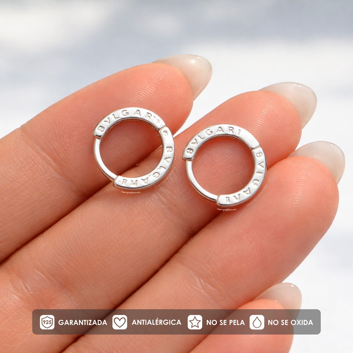 Candongas En Plata 925 - 12 mm