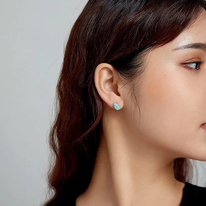 Aretes Tucán y Hoja Gigante En plata 925