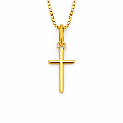 Dije Cruz Oro Laminado Unisex