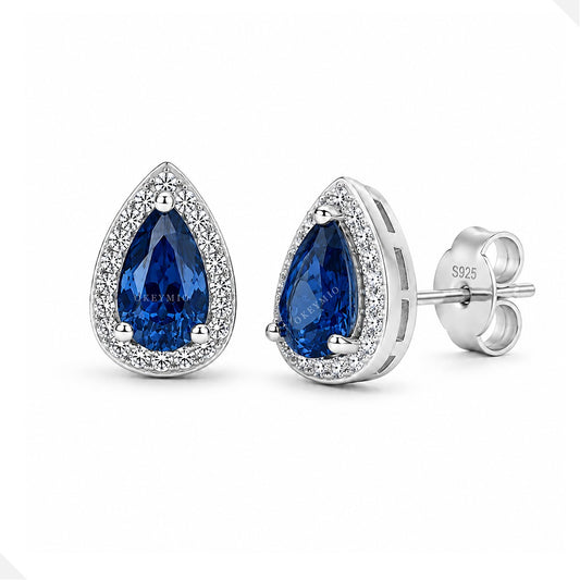 Aretes Gota En Plata 925 Premium
