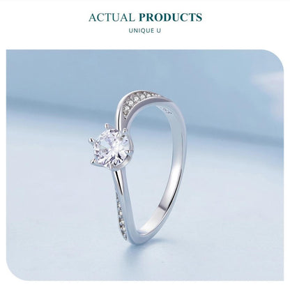 Anillo Compromiso Para Mujer Con Circones