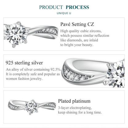 Anillo Compromiso Para Mujer Con Circones