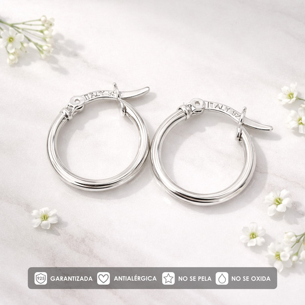 Candongas Clásicas Trenzada  En Plata 925 - 18 mm  (Melcocha)