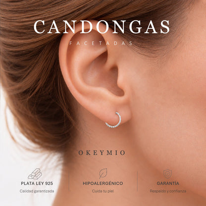 Aretes Aro Candonga En Plata 925 (15 mm)