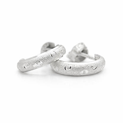 Aretes Candongas Plata 925 Pequeñas Elegantes Mujer