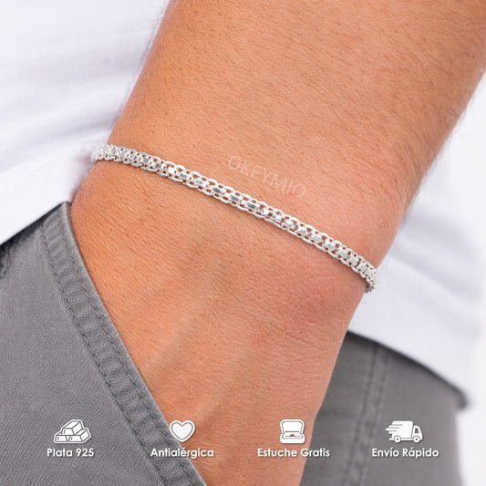 Pulsera Chinesca Plata 925 Italiana