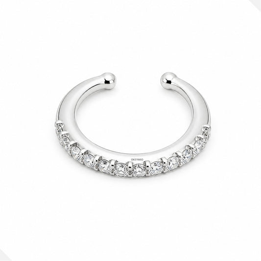 Aretes Ear Cuff Plata 925 Minimalistas Mujer