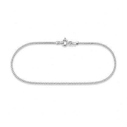 Pulsera Tipo Serpiente En Plata 925 Italiana