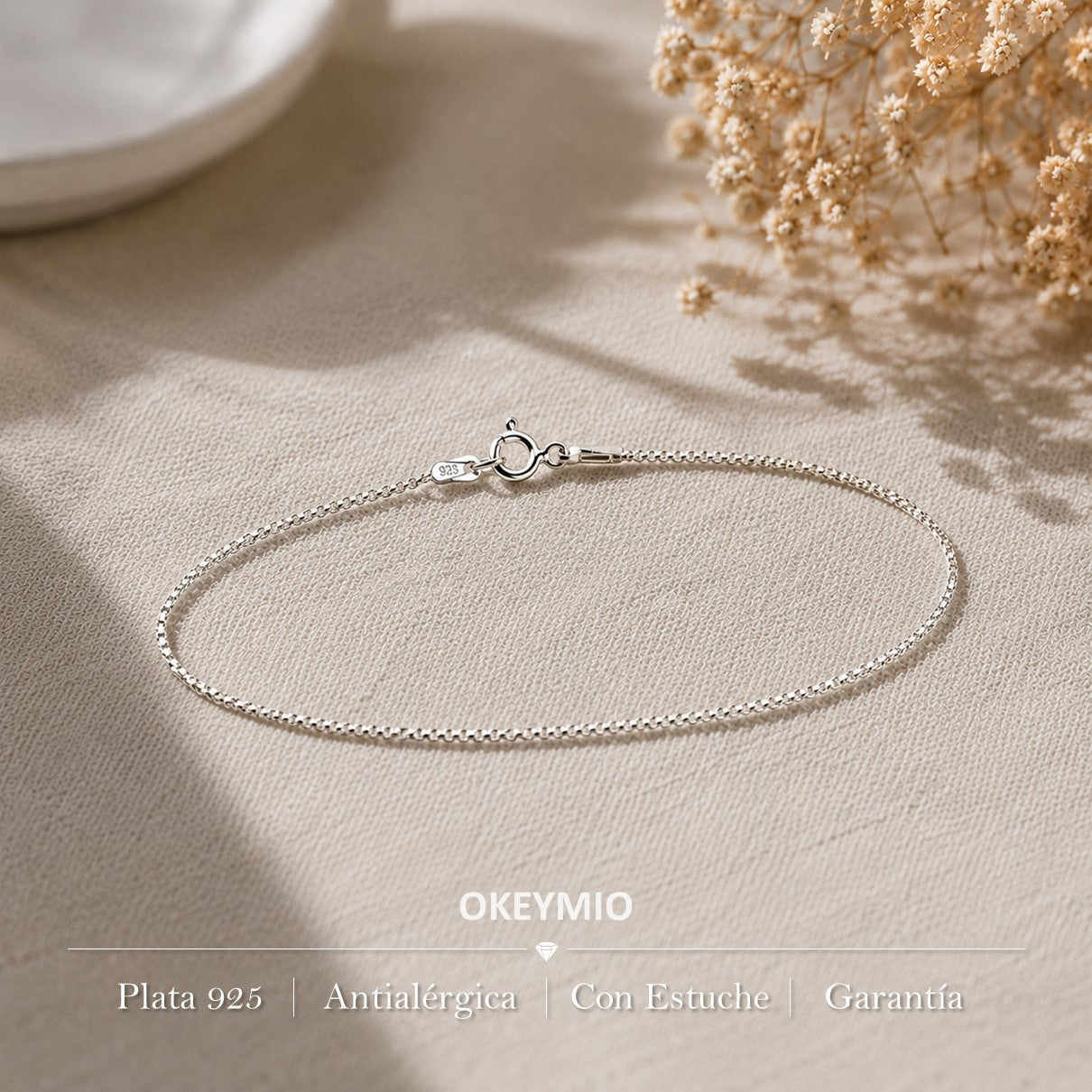 Pulsera Tipo Serpiente En Plata 925 Italiana