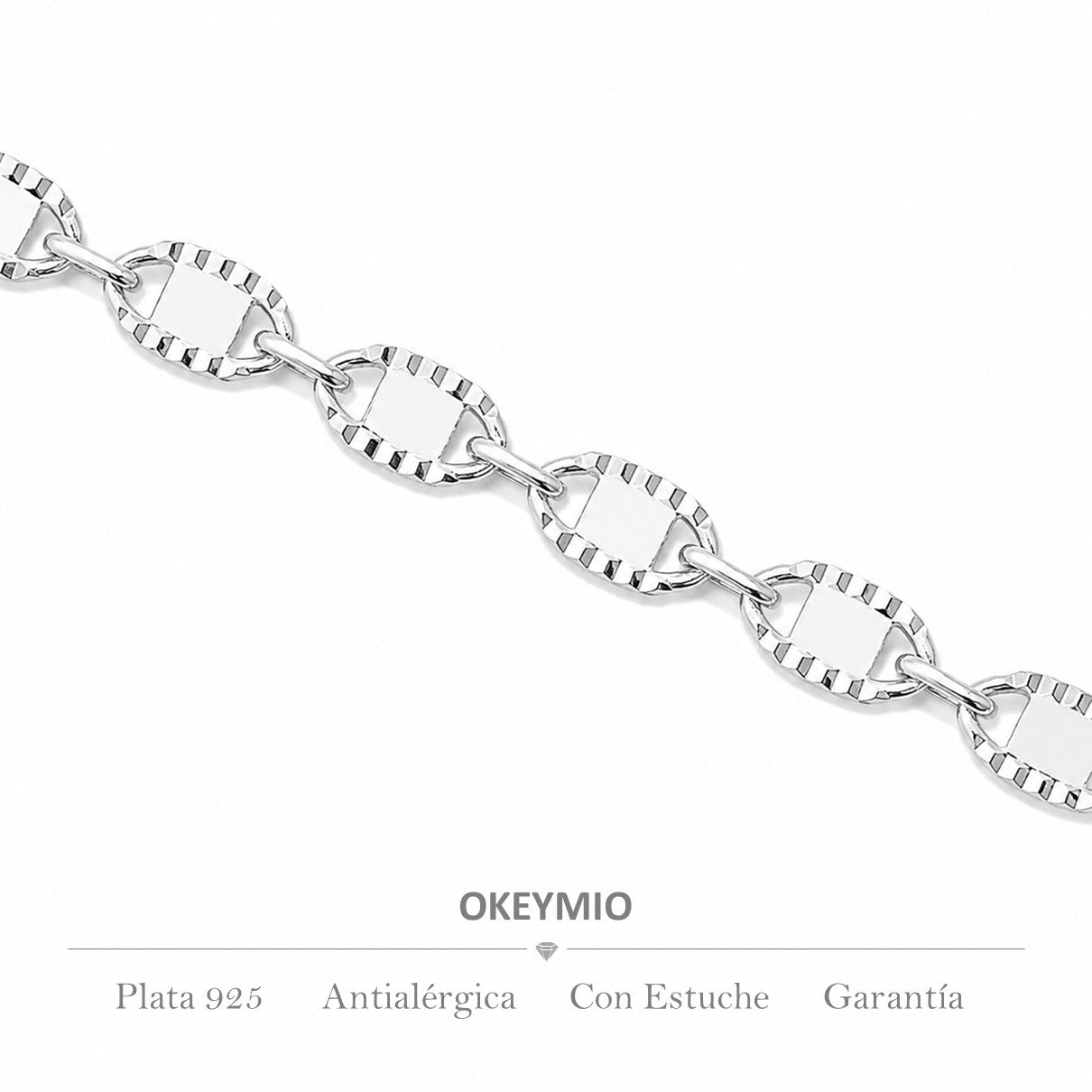Cadena Tejido Brillos (50cm)