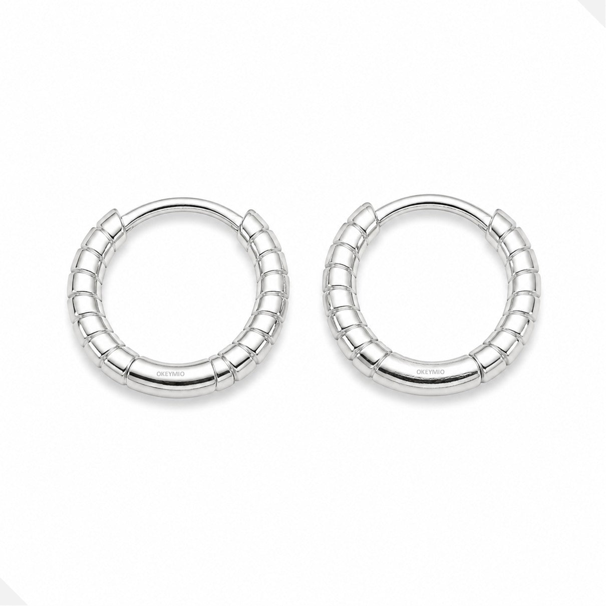 Aretes Candongas Plata 925 Clásicas Elegantes