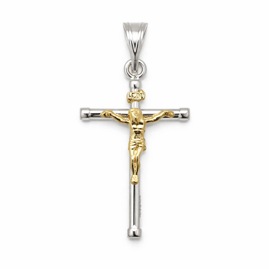 Dije Cruz Plata 925 Cristo Para Hombre Mujer Elegante