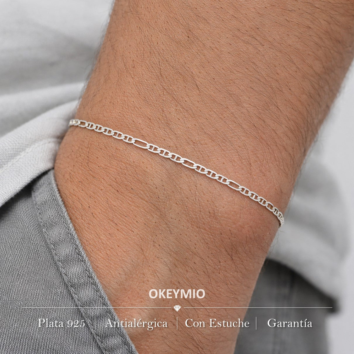Pulsera Tipo Cartier En Plata 925 Italiana