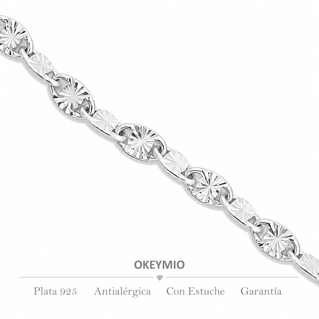 Cadena Tejido Estrella (50cm)