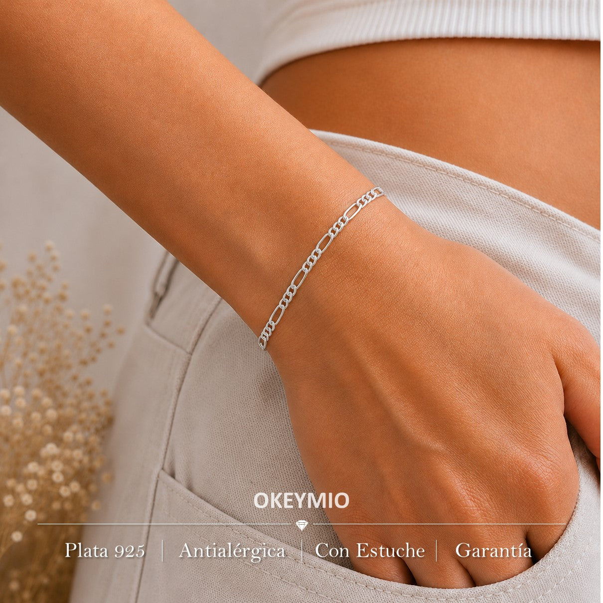 Pulsera Tipo Cartier En Plata 925 Italiana