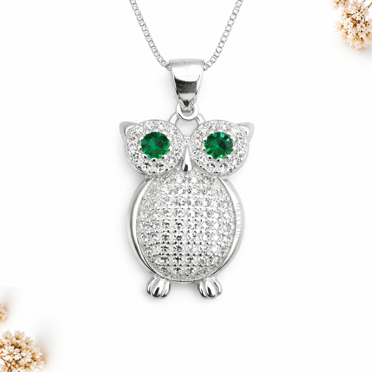 Dije Búho De La Sabiduría En Plata 925