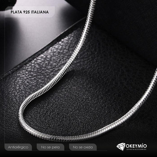 Cadena Tejido Serpiente (50cm)
