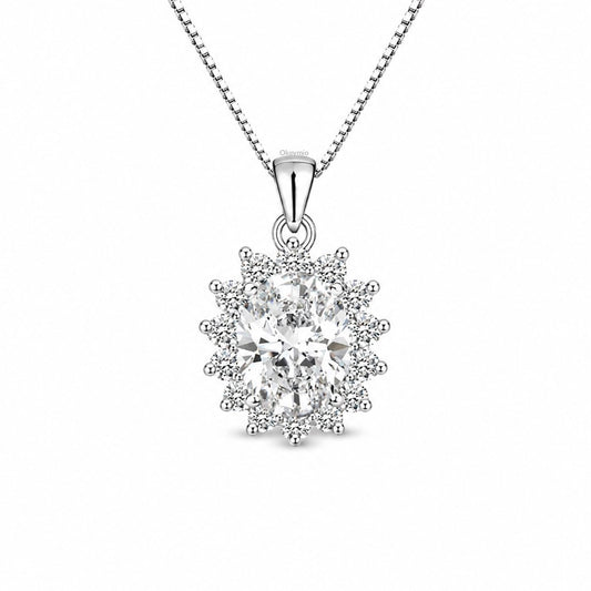 Dije y Cadena En Plata 925 Italiana Elegante