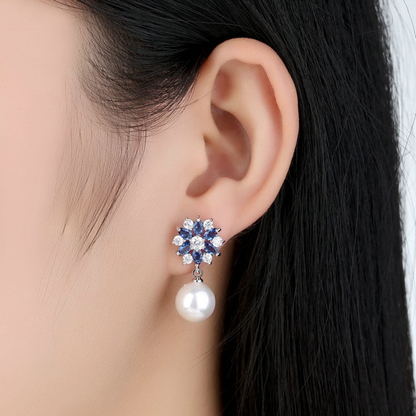 Aretes Perla Elegantes
