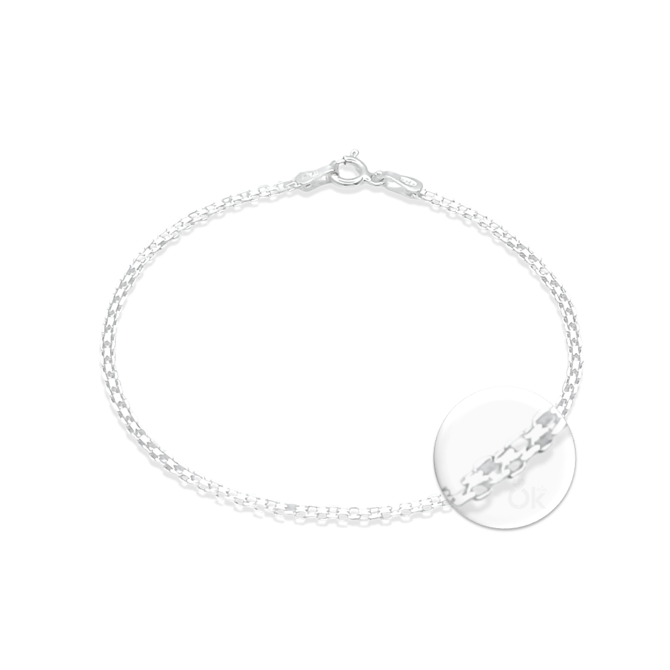 Pulsera Chineska Plata 925 Italiana