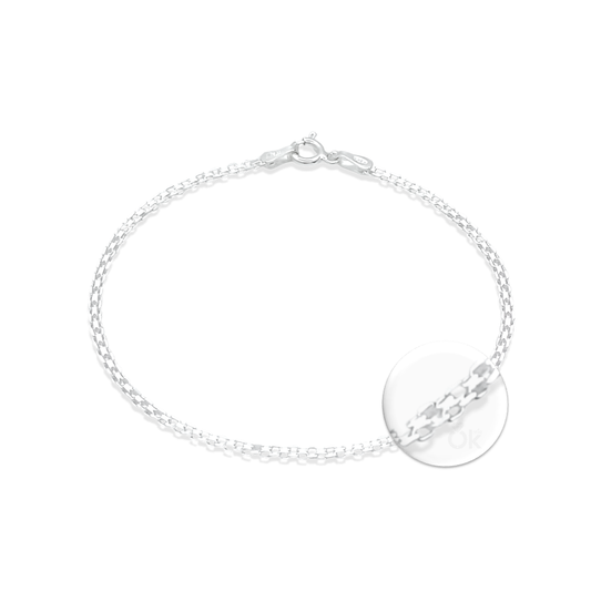 Pulsera Chineska Plata 925 Italiana