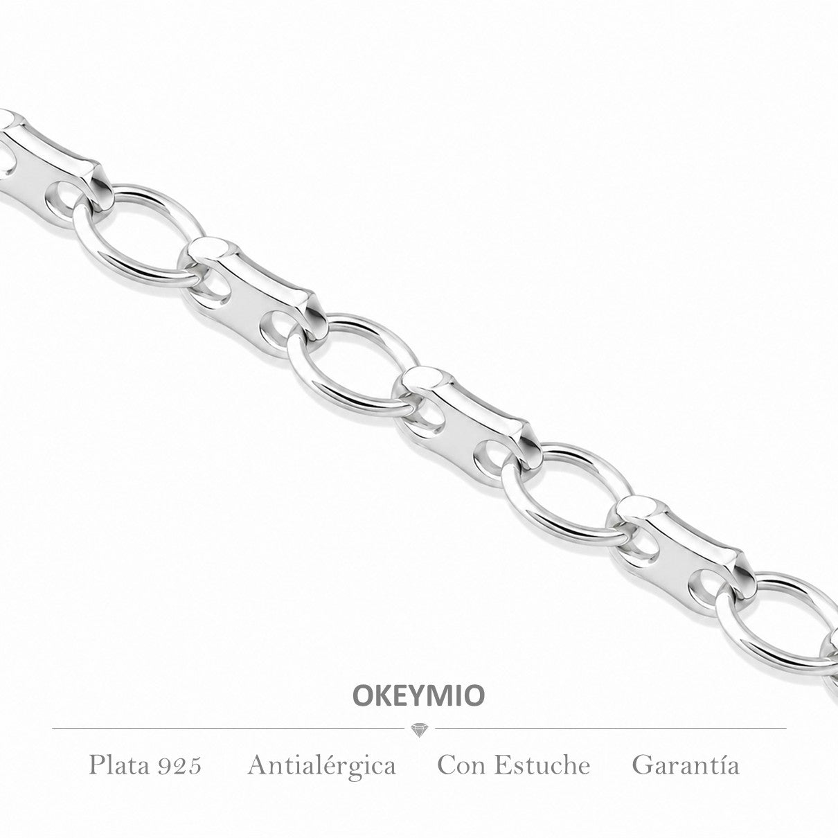 Cadena Tejido Gucci (45cm) Plata 925 Italiana